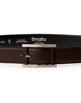 Brown belt with buckle signed 30MM CHANDON 