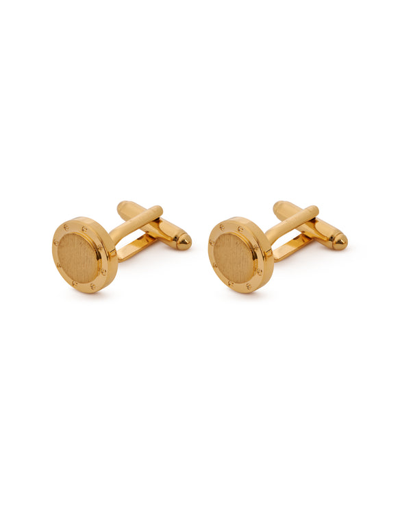 Gold-plated brass cufflinks SAINT-HONORE