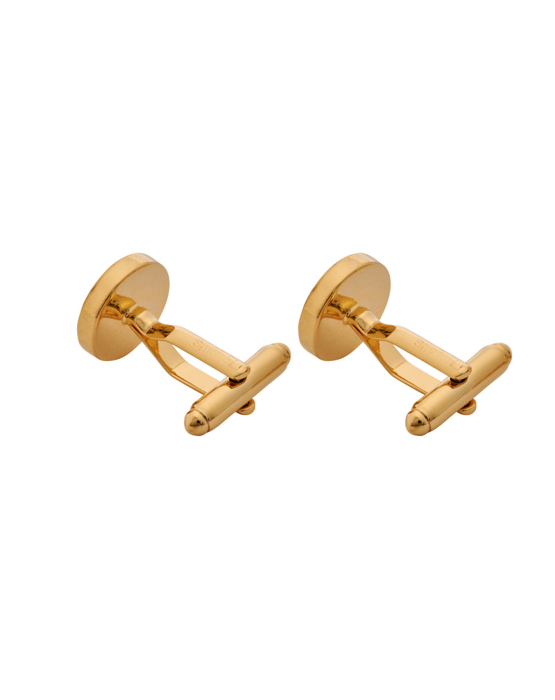 Gold-plated brass cufflinks SAINT-HONORE