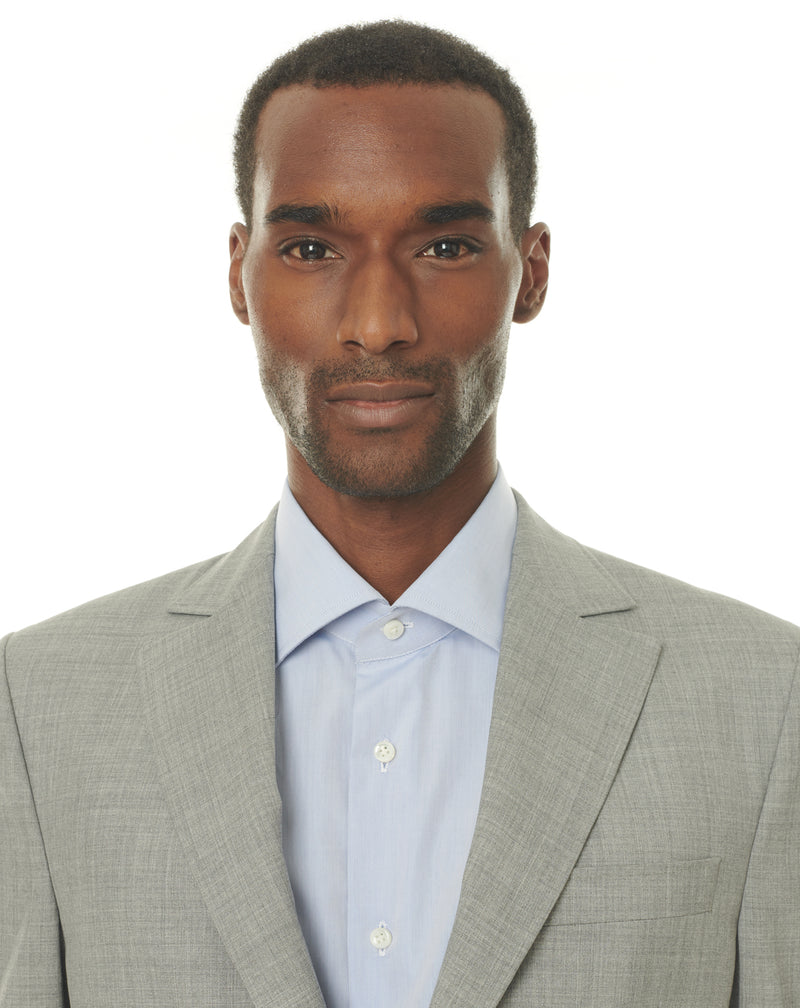 Light grey notch lapel CANNES suit