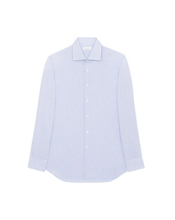 Formal shirt with white micro-tiles FRANCOIS