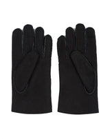 Black woolly skin gloves Alpanache