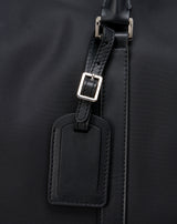 48H nylon and leather black bag HOLLING 