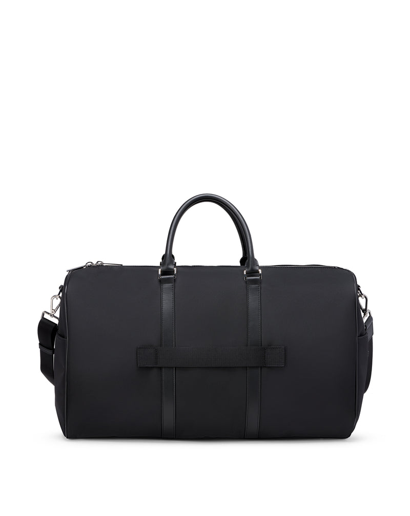 48H nylon and leather black bag HOLLING 
