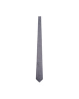 Grey polka dots silk tie Angelo 