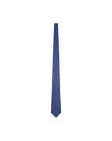 Cobalt blue silk tie Adol 