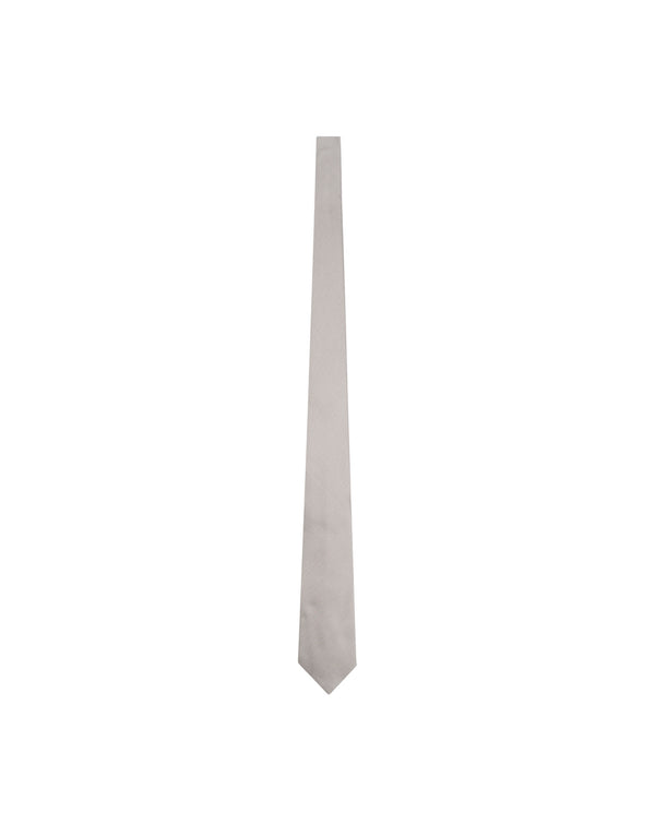 Black and white silk Jacquard tie Adol