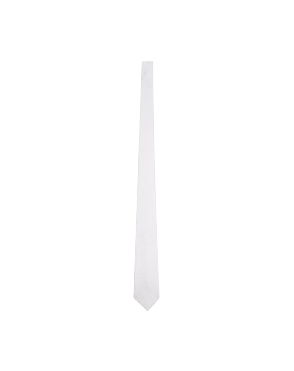 Ivory silk Jacquard tie Adol