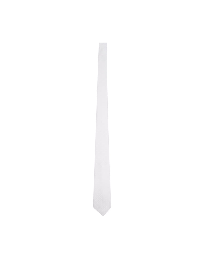 Ivory silk Jacquard tie Adol