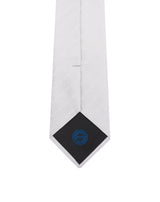 Ivory silk Jacquard tie Adol
