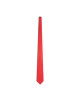 Red silk and cotton tie Angelo 