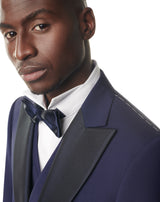 Dark blue pointed collar BLACKICE Tuxedo