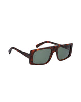 Brown FRANCOIS 1ER rectangular sunglasses