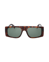 Brown FRANCOIS 1ER rectangular sunglasses