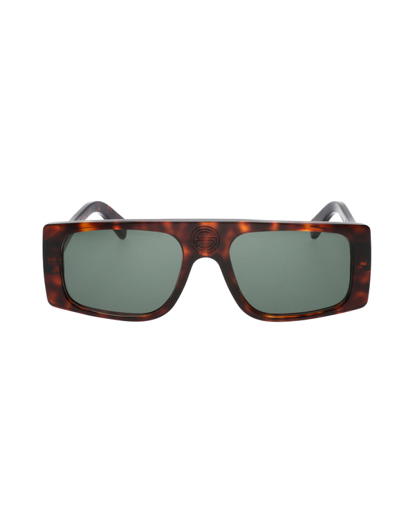 Brown FRANCOIS 1ER rectangular sunglasses