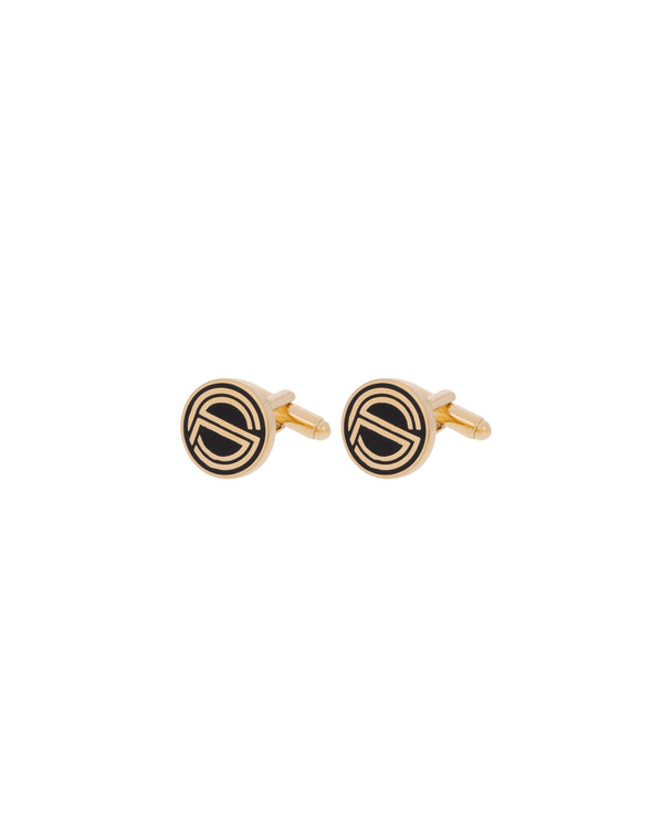 Gold plated brass cufflinks SAINT-CREAC