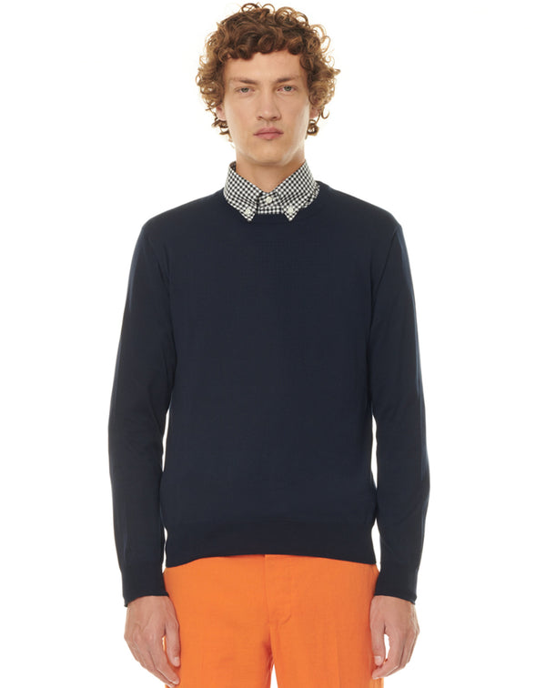 Navy MALO sweatshirt