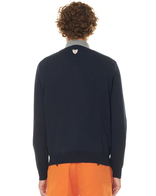 Navy MALO sweatshirt