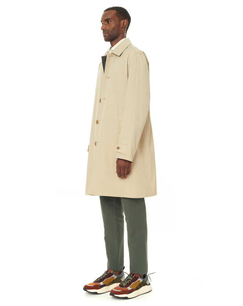 Beige PRINCY reversible raincoat