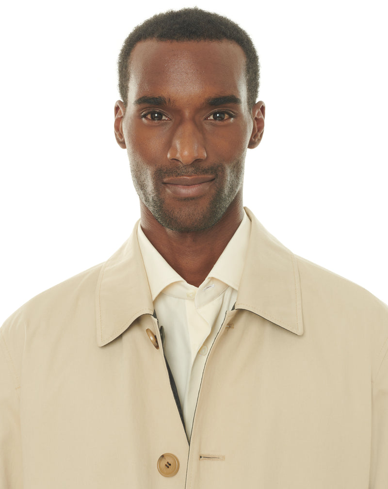 Beige PRINCY reversible raincoat