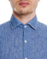 Blue patterned SAINT TROPEZ shirt