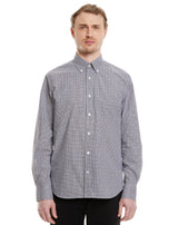 Black and white small tiles BENJAMIN formal shirt