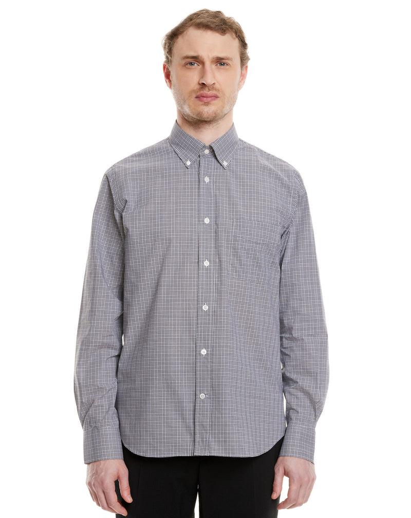 Black and white small tiles BENJAMIN formal shirt