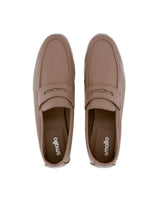 Taupe ARLES soft penny loafer