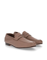 Taupe ARLES soft penny loafer