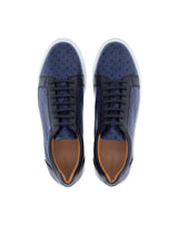 Blue printed logo ORTON sneakers