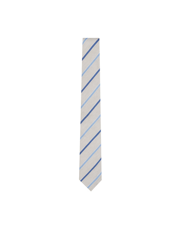White Repp tie 