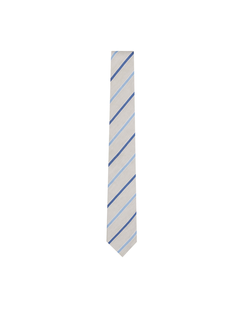White Repp tie 