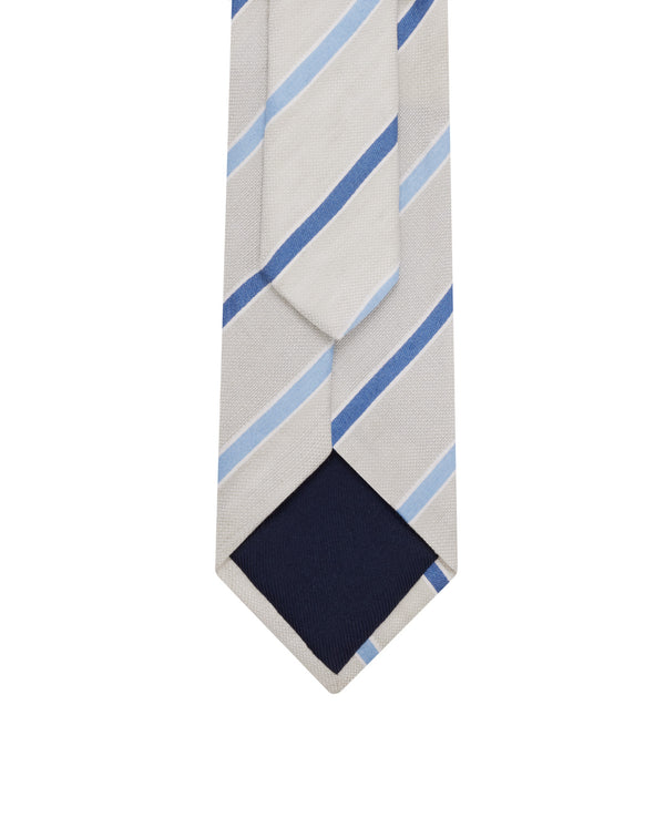 White Repp tie 