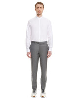 Light grey ENCIO fitted pant