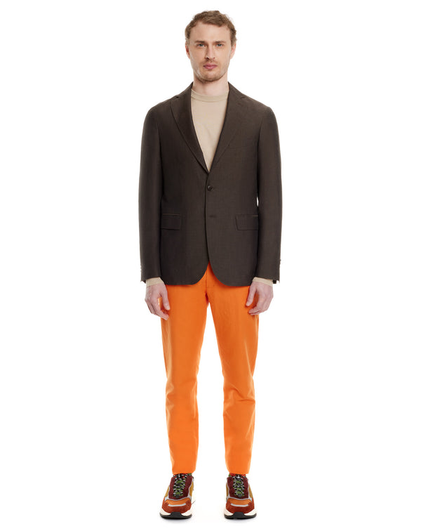 Brown Unstructured MONTECARLO jacket