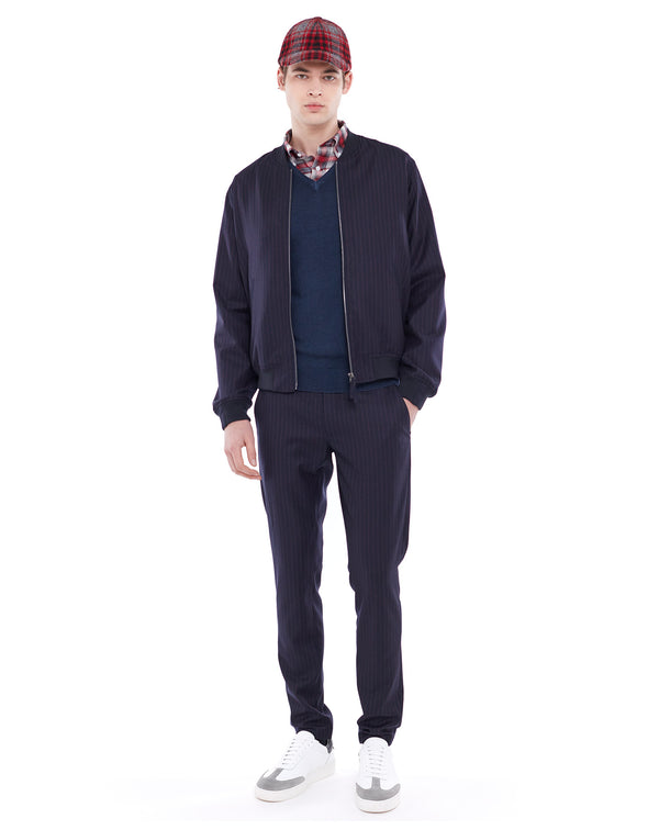 Navy PIERRE SHIBUYA jacket