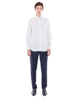 Chemise formelle slim ASTAIR à rayures chevron marine