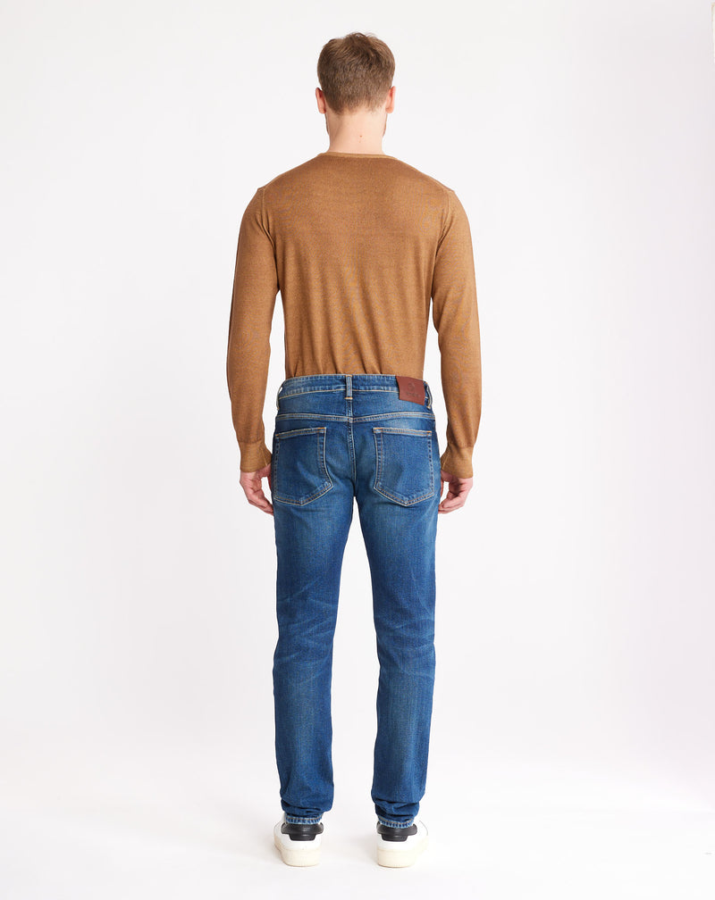 Faded 5-pocket jeans