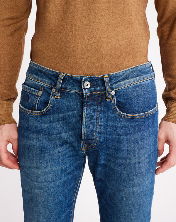 Faded 5-pocket jeans
