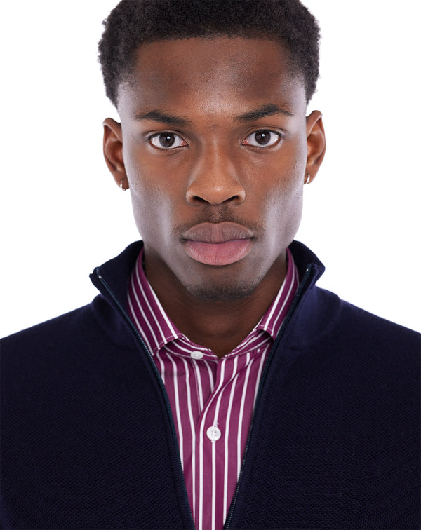 Navy ANATOLE cardigan