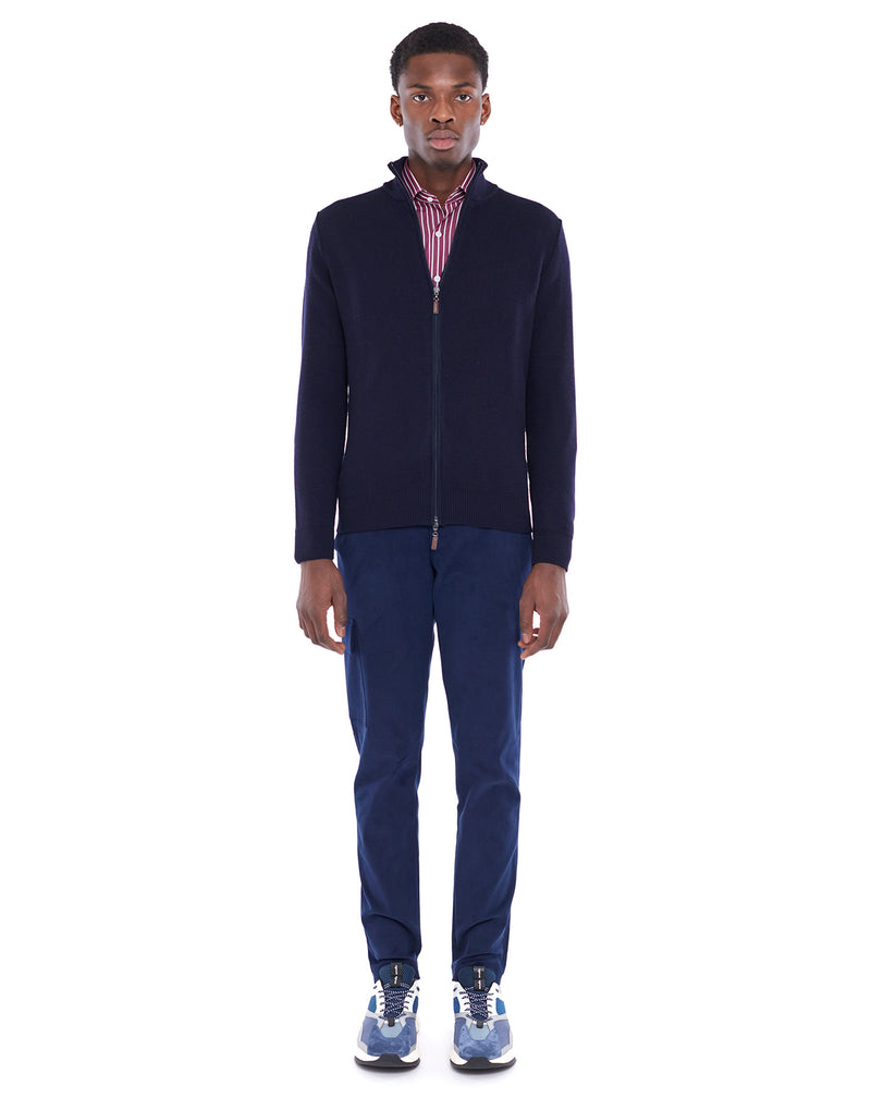 Cardigan ANATOLE bleu marine