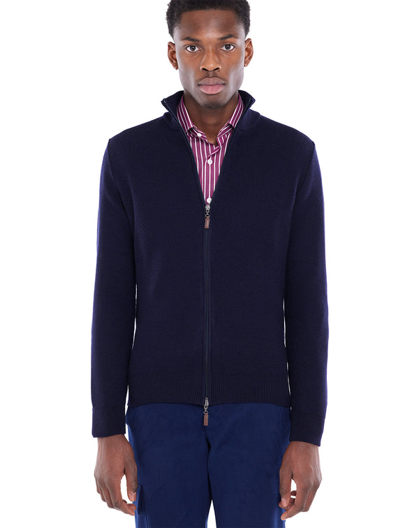Navy ANATOLE cardigan