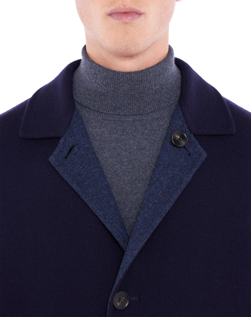 Blue/Navy reversible JULES coat