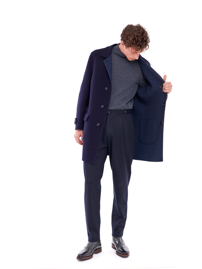 Blue/Navy reversible JULES coat