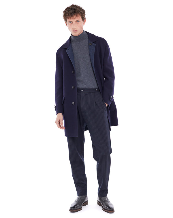 Blue/Navy reversible JULES coat