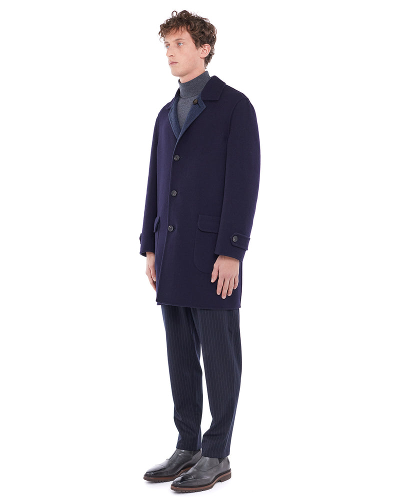 Blue/Navy reversible JULES coat