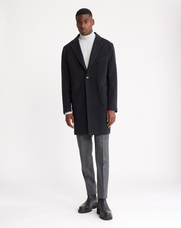 Black RAOUL cashmere coat 