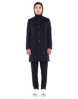 Navy HARVEY cashmere coat