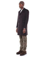 Brown HARVEY wool coat
