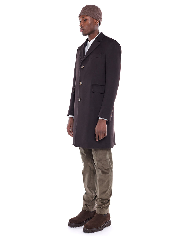 Brown HARVEY wool coat